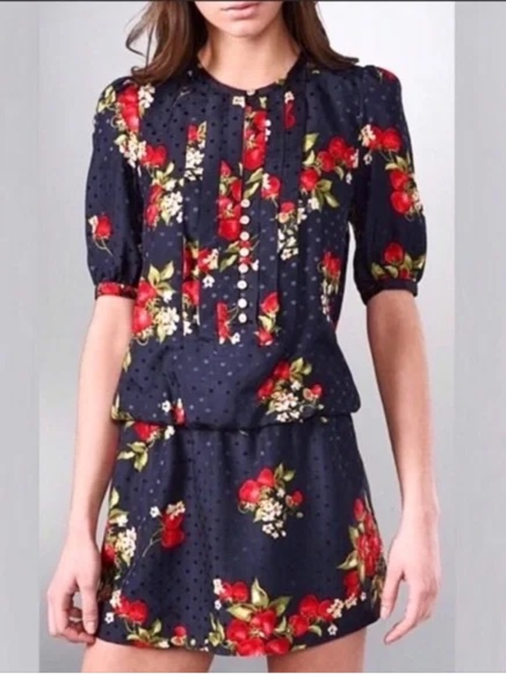 Juicy Couture Navy Floral sexy dress size 2